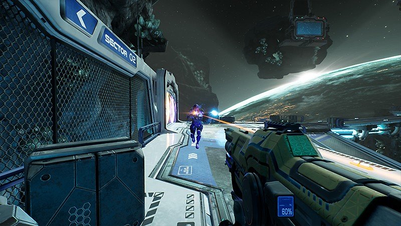 11種類の武器が登場する『Splitgate: Arena Warfare』