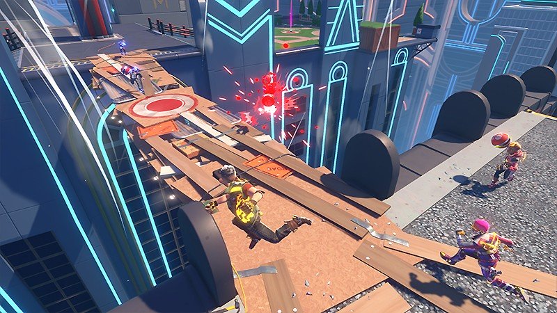 未来世界でバトルを繰り広げる『Knockout City』