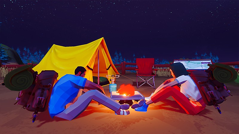 キャンプを疑似体験できる『Camping Simulator: The Squad』