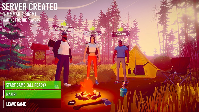 早期アクセス版の段階にある『Camping Simulator: The Squad』