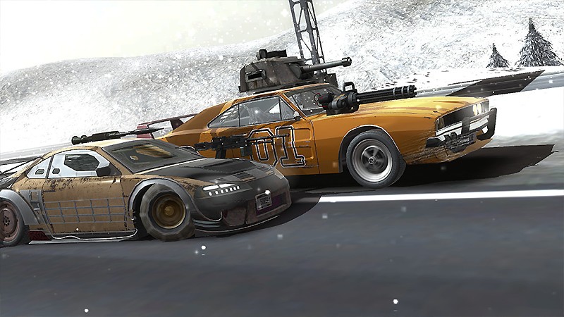 武装車両で戦う『Slick Racing Game』