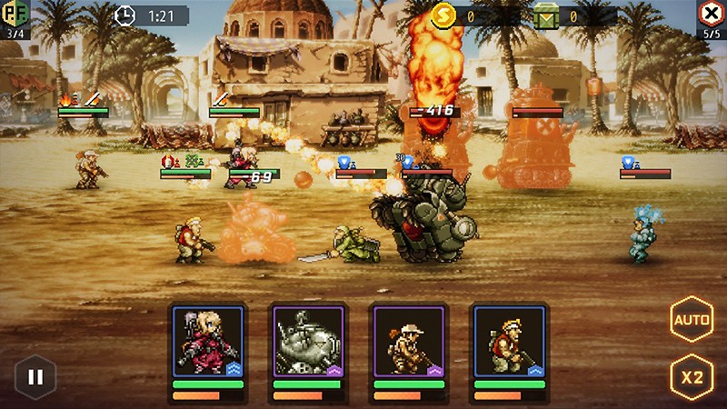 人気シリーズの世界をアプリ化した『METAL SLUG : COMMANDER』