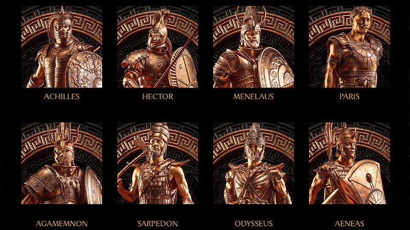 8名の英雄キャラが登場する『A Total War Saga: TROY』