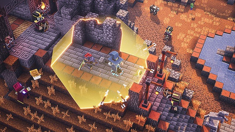 クロスプラットプレイに対応する『Minecraft Dungeons』