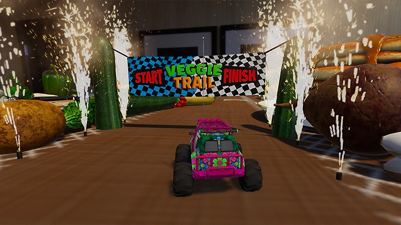 VRにも対応している『RC Rush』