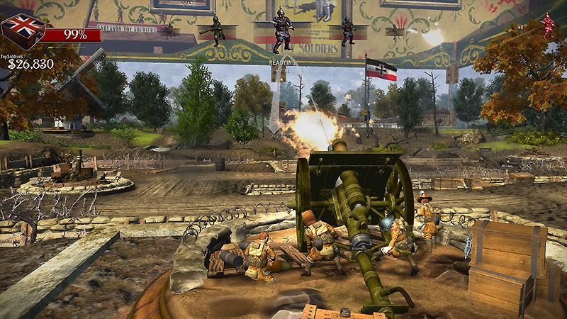 『Toy Soldiers: HD』のキャンペーンモード