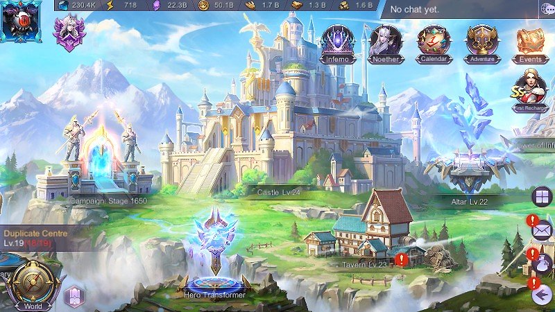 ハイファンタジー世界を冒険できる『Idle Big Devil』