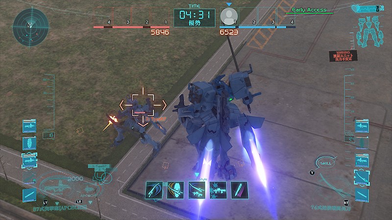 『Project MIKHAIL: A Muv-Luv War Story』のチームバトル