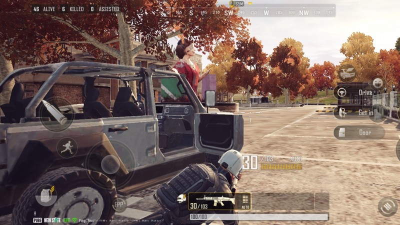 『PUBG: NEW STATE』車両によるカバーアクション