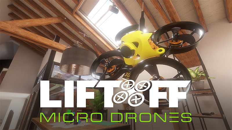 『Liftoff: Micro Drones』のタイトル画像