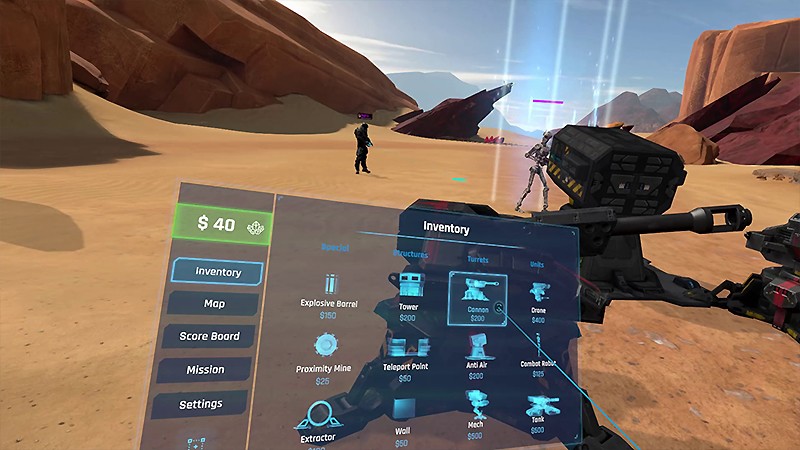 FPSとRTSが融合したバトルを楽しめる『Guardians VR』