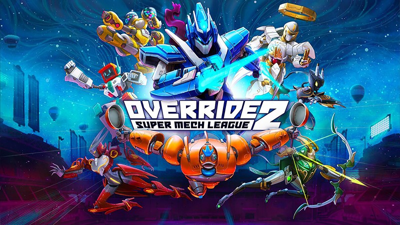 『Override 2: Super Mech League』のタイトル画像