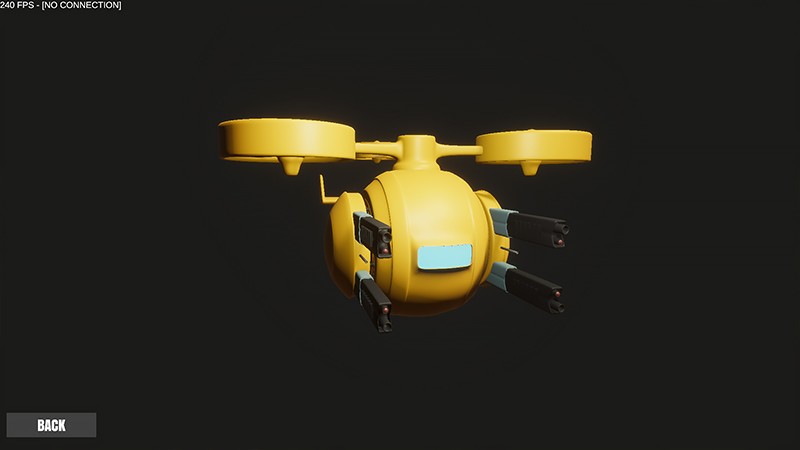 DLC購入でスキンを変化できる『Drone Wars』