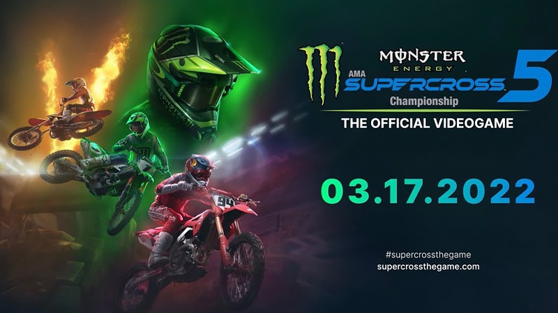 『Monster Energy Supercross - The Official Videogame 5』のタイトル画像