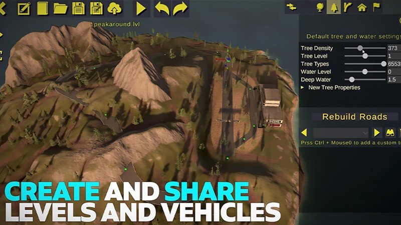 コースエディット機能がある『Turbo Sliders Unlimited』