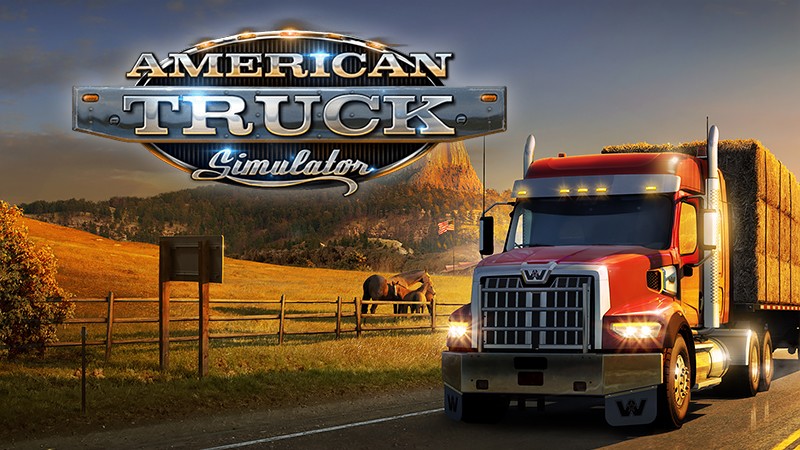 『American Truck Simulator』のタイトル画像