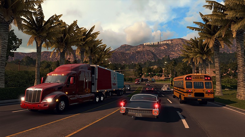 DLCでマップを拡張できる『American Truck Simulator』