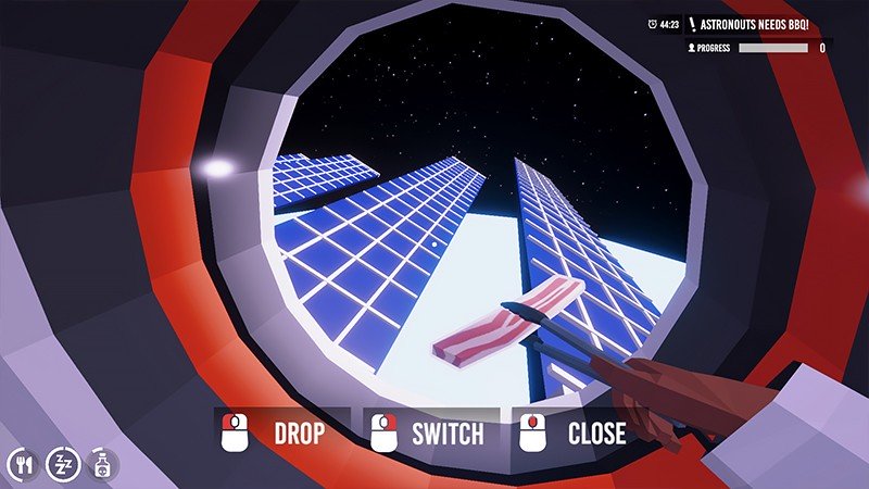 宇宙でもBBQできる『BBQ Simulator: The Squad』