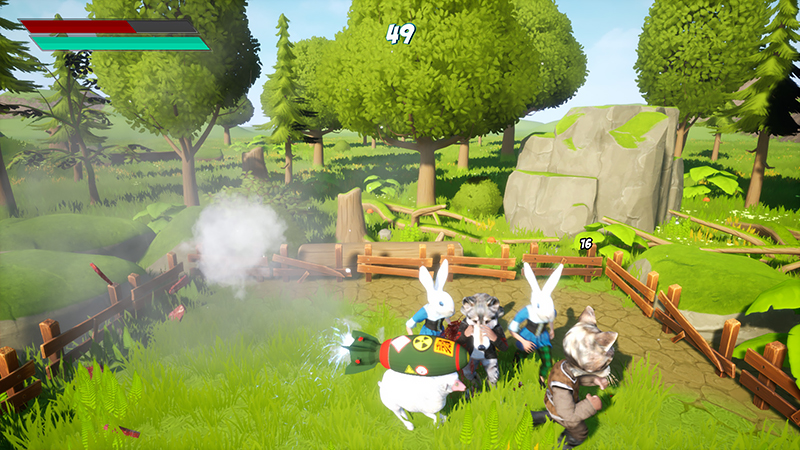 無料版で2種類のキャラを操作できる『Animals Collision』