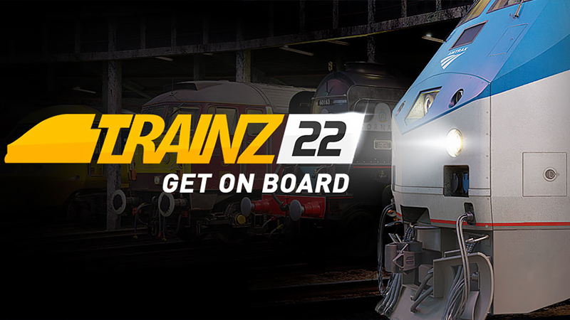 『Trainz Railroad Simulator 2022』のタイトル画像
