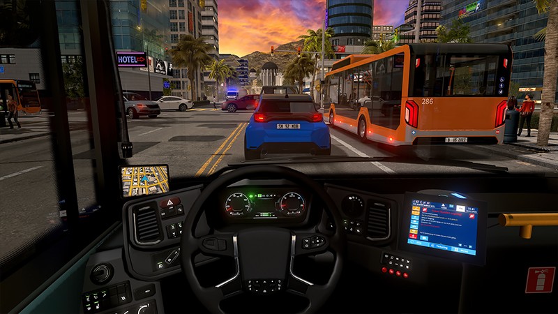 安全運転が求められる『Bus Driving Sim 22』