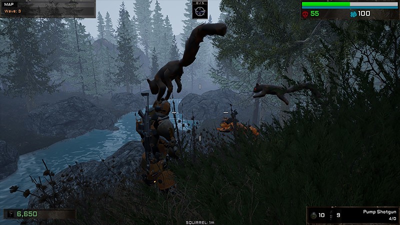 ハードコアな難易度を誇る『Squirrelmageddon!』