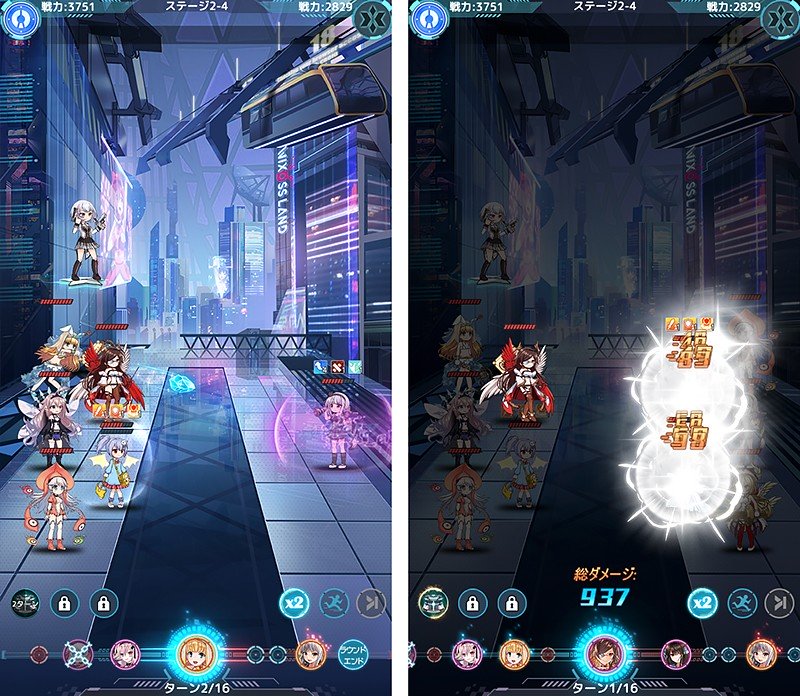 『ウィクロスマルチバース』のバトルシーン