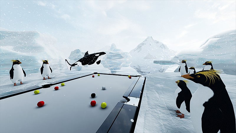 VR世界で新競技に挑む『Golf Pool VR』