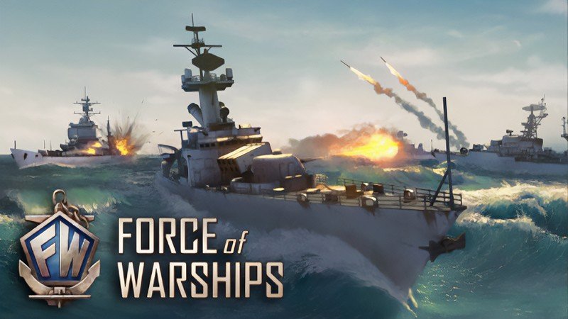 『Force of Warships：戦艦ゲーム』のタイトル画像