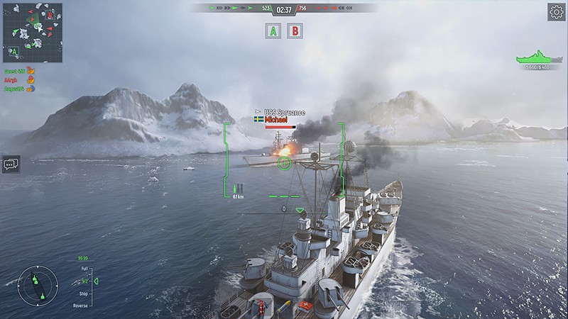 海戦を楽しめる『Force of Warships：戦艦ゲーム』