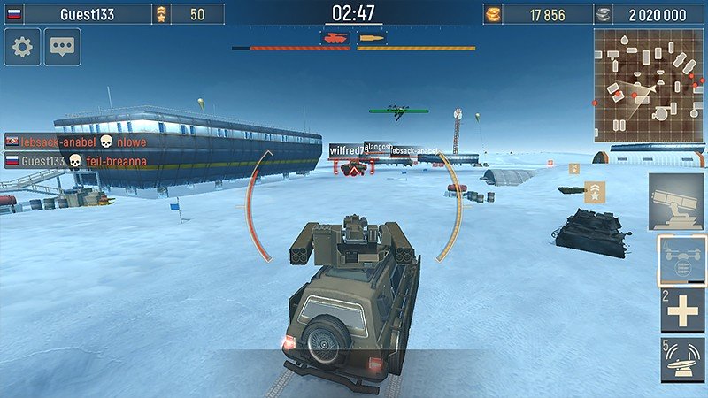 PvPを楽しめる『メタルフォース：戦車戦争のゲームオンライン』