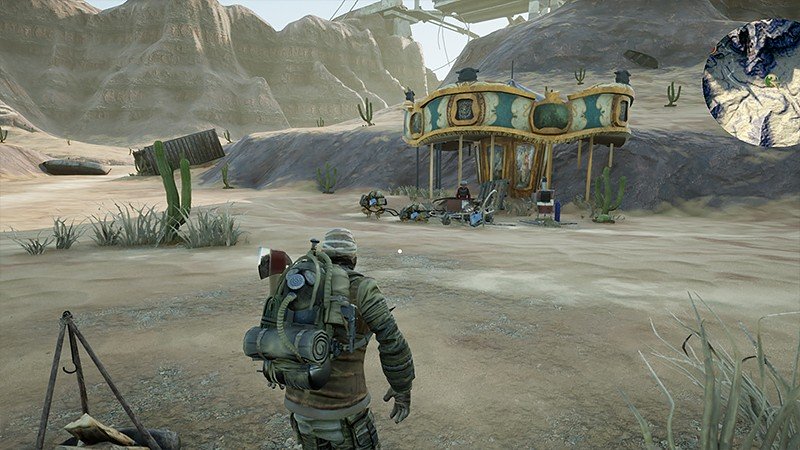 NPCとトレードできる『Old Future: Post-Apocalyptic Times』