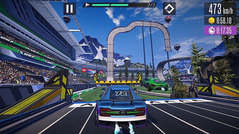 多彩なコースにチャレンジしていく『Hot Lap League: Deluxe Edition』