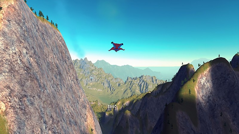 ウィングスーツアクションを体験できる『Mount Wingsuit 2』