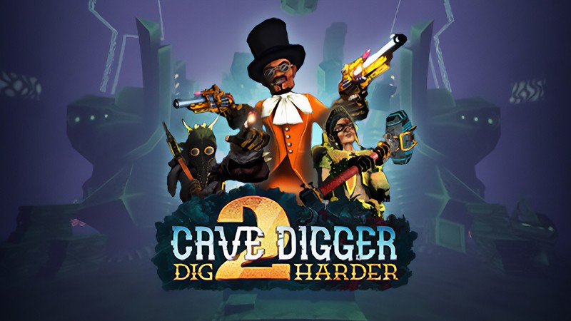 『Cave Digger 2: Dig Harder』のタイトル画像