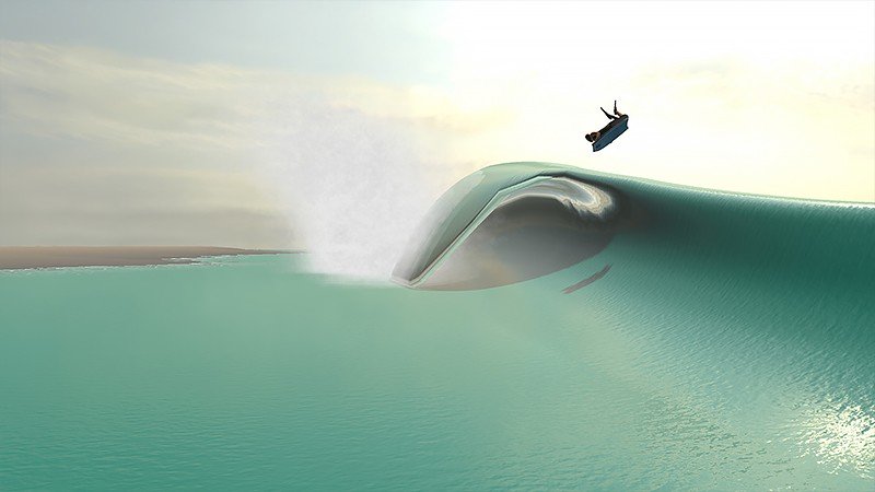 グラフィックがやや稚拙な『YouRiding - Surfing and Bodyboarding Game』