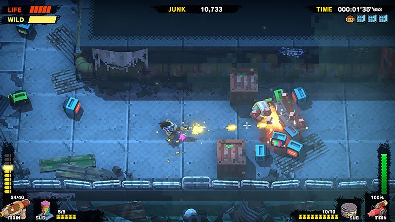 『Monkey Barrels』のストーリーモード