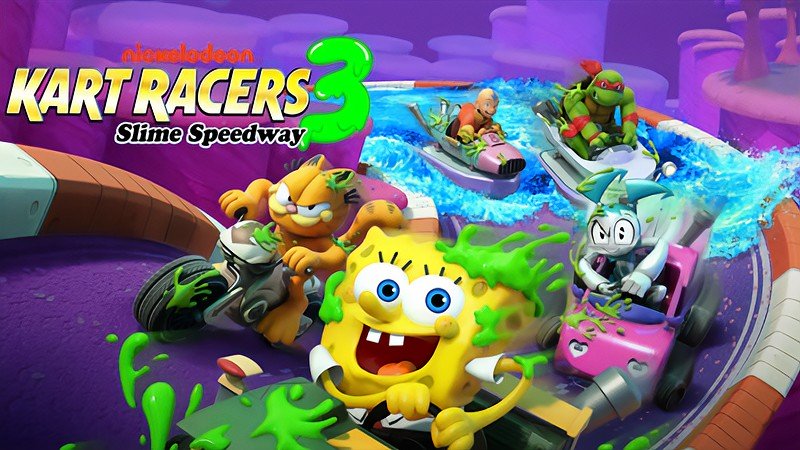 『Nickelodeon Kart Racers 3: Slime Speedway』のタイトル画像