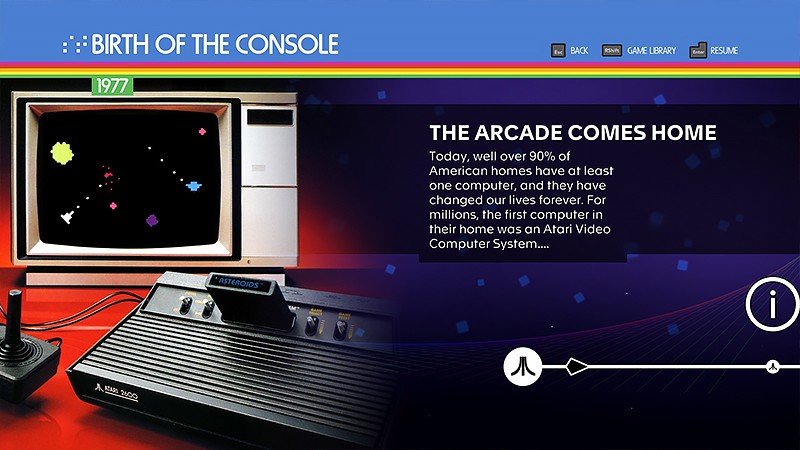 長年ゲーム業界を支えてきたアタリ社を勉強できる『Atari 50: The Anniversary Celebration』