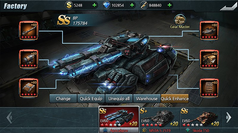 戦車ゲーム『Clash of Irons』