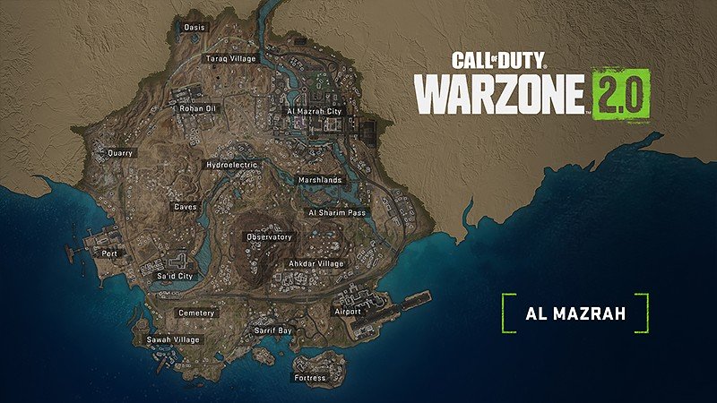 『Call of Duty®: Warzone™ 2.0』の新マップ