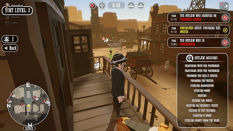 西部開拓時代で対戦する『West Hunt』
