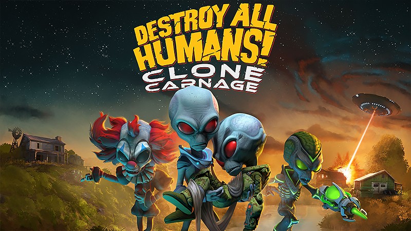 『Destroy All Humans! – Clone Carnage』のタイトル画像