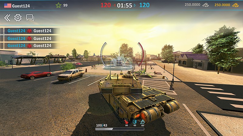システム要件が低い『Modern Assault Tanks: 戦車ゲーム』