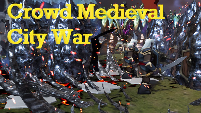 『Crowd Medieval City War』のタイトル画像