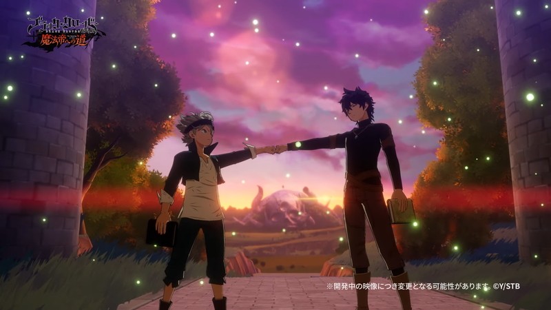 『ブラッククローバーモバイル 魔法帝への道 The Opening of Fate』タイトル