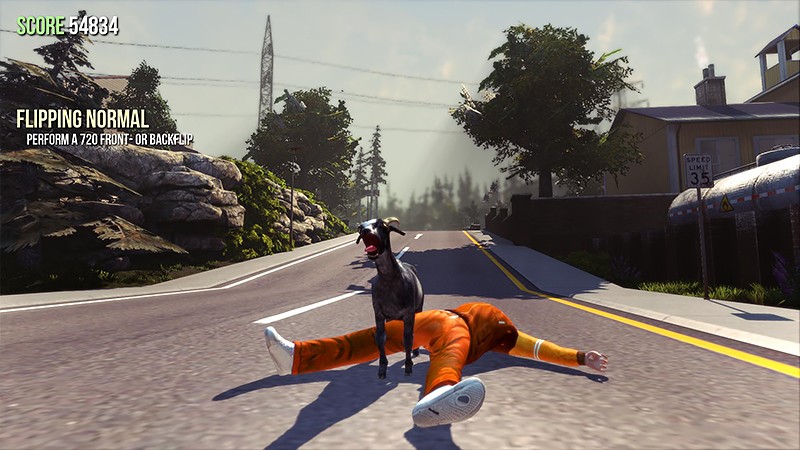 ヤギが主人公の『Goat Simulator』