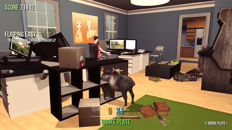 物理演算が効いた世界で遊べる『Goat Simulator』