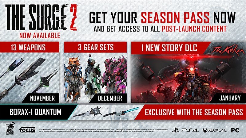 『The Surge 2』のシーズンパス