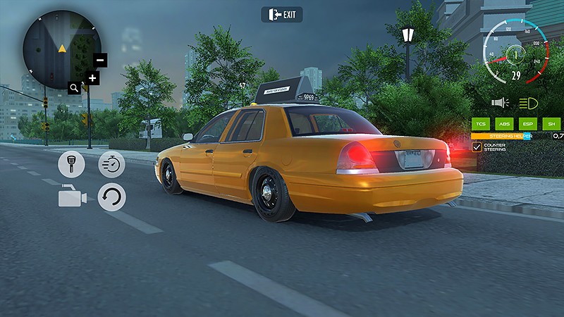 『Taxi Driver Simulator: Car Parking』のUI
